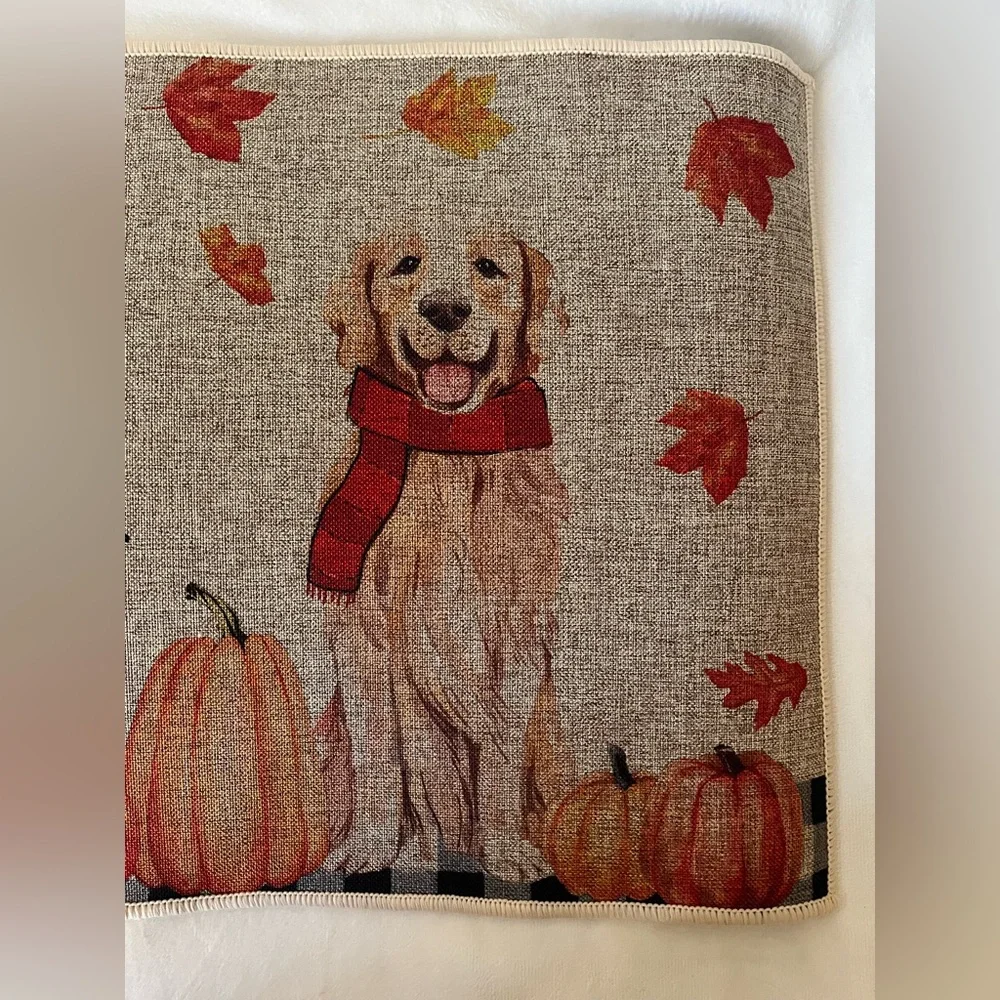 Autumn Themed Decorative Door Mat NWOT